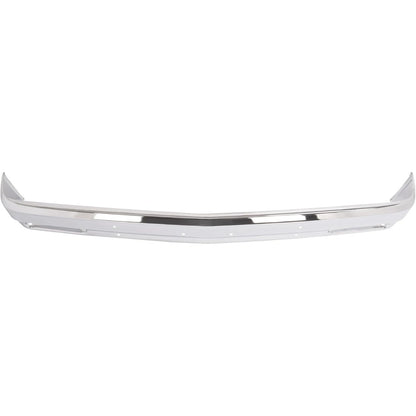 KUAFU Front Bumper Face Bar Compatible with 1982-1994 Chevy Chevrolet S10 Blazer GMC S15 Jimmy Sonoma W/License Plate W/O Impact Strip Holes Impact Bar Replacement for GM1002365 14033726