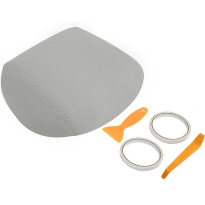 KUAFU Center Console Armrest Cover Compatible with 2009-2015 Honda Pilot Console Lid Cover Pad Replacement PVC - Gray
