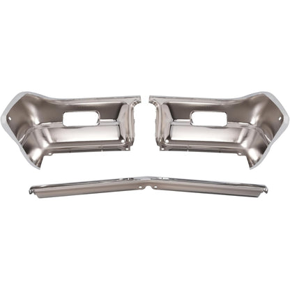 3Pcs Bumper Assembly Compatible with Impala