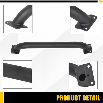KUAFU 3-1/8 Inch Height Brush Guard Compatible With 2018-2026 Jeep Wrangler JL 2020-2026 Gladiator JT 82215351 Rubicon Brush Guard Front Bumper Grille Guard Protector Brush Push Bar