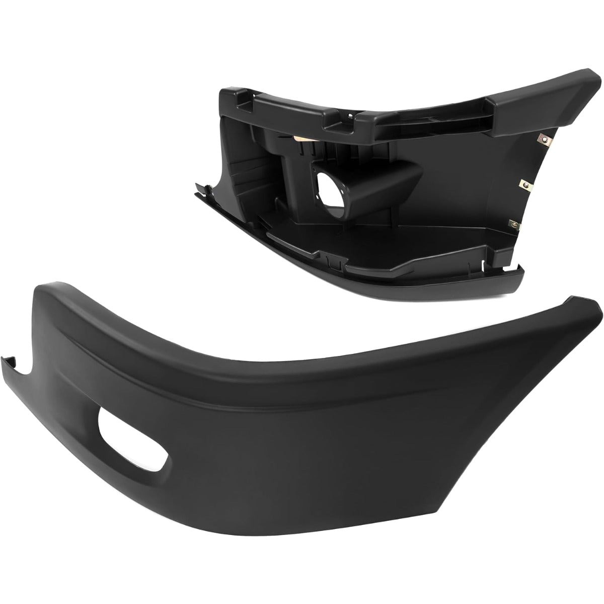 HECASA Front Bumper End Cap & Reinforcement Compatible with 08-17 Cascadia