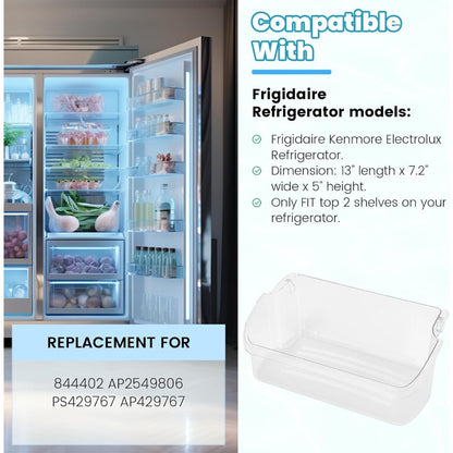 Kojem 240324502 AP2549806 Replacement Refrigerator Door Bin Shelf Compatible with Frigidaire Kenmore Electrolux Refrigerator Replacement for 844402 PS429767 AP429767 2 PCS Clear