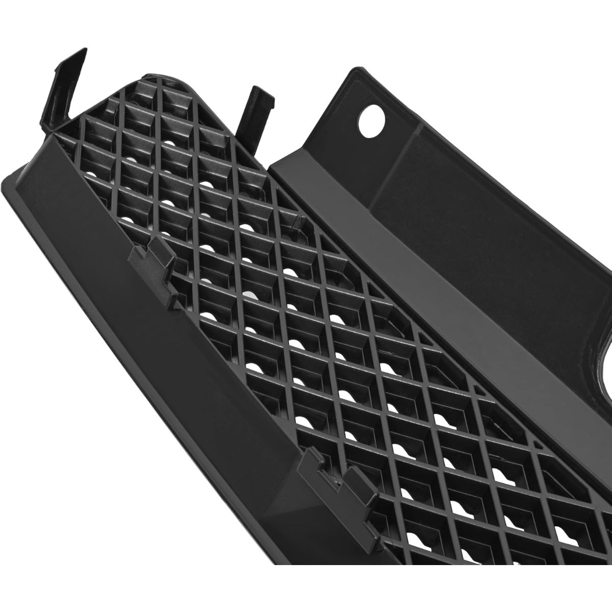 Front Bumper Upper + Lower Grille Compatible with 2006-2013 Chevy Impala 2014-2016 Chevrolet Impala Limited Replacement for GM1200551 Hood Black Mesh Grill Insert Guard Plastic(ABS+PP)