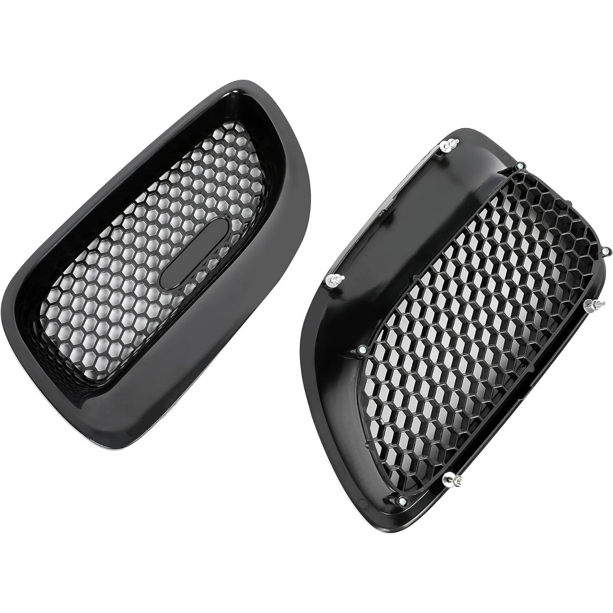 Front Bumper Kidney Grilles Compatible with 2004-2006 Pontiac GTO Base Coupe 2-Door Upper Bumper Kidney Mesh Grills Set Black