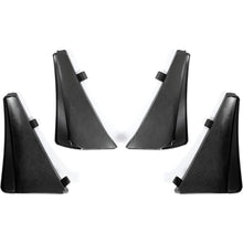 KUAFU 4Pcs Front & Rear Splash Guard Fender Flares Compatible with 2020 2021 2022 2023 2024 2025 Chevy Chevrolet Corvette C8 Replacement for 84263453 84263457 Mud Flaps Carbon Fiber Color