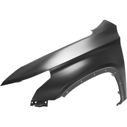 HECASA Front Left Fender Compatible with 2018-2023 Chevy Chevrolet Traverse Replacement for 84679031 GM1240409 Steel Wheel Fender Panel Electrophoresis Black Driver Side