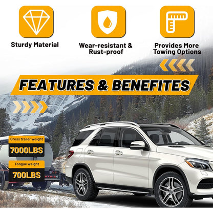 Kojem Class 3 Trailer Tow Hitch Compatible with 2012-2019 Mercedes-Benz