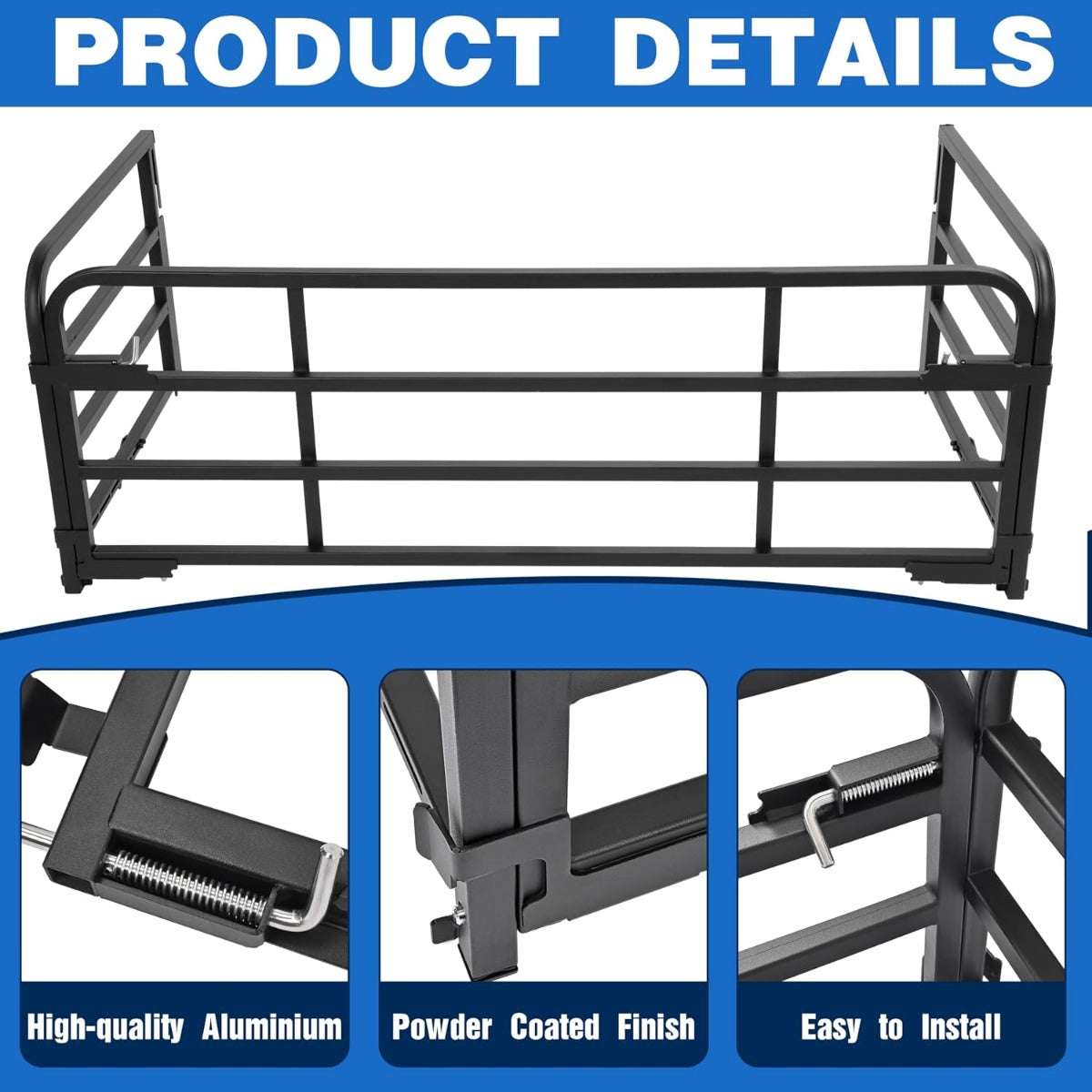 KUAFU Bed Extender Foldable Tailgate Compatible with Super Duty