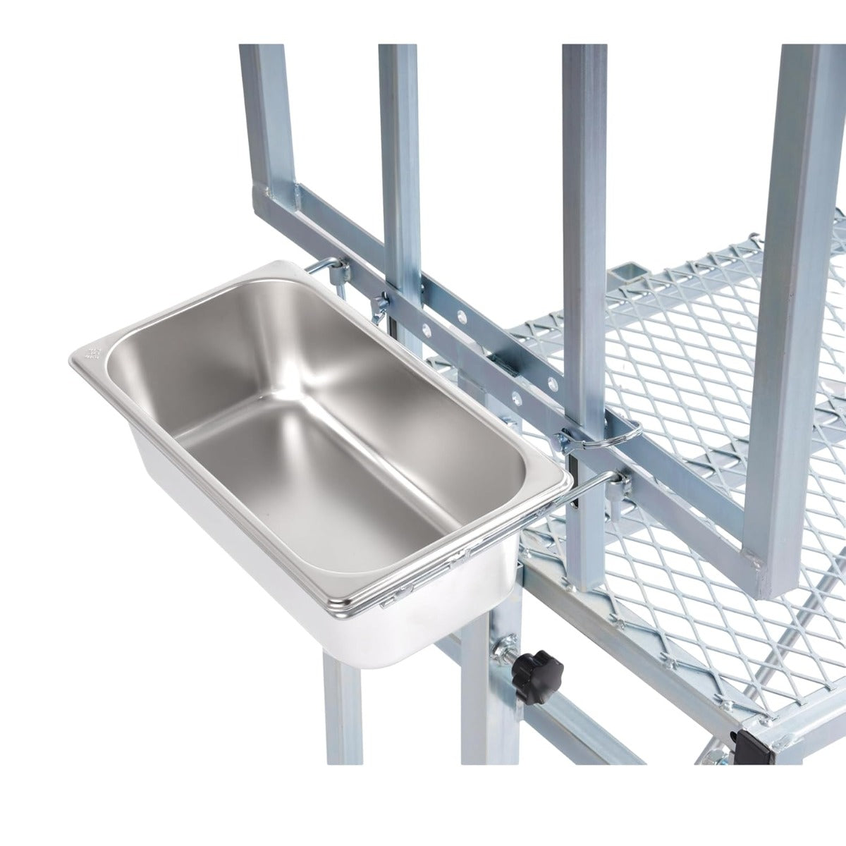HECASA Sheep Milking Stand Livestock Feeder Rack Adjustable Headpiece