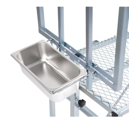 HECASA Sheep Milking Stand Livestock Feeder Rack Adjustable Headpiece