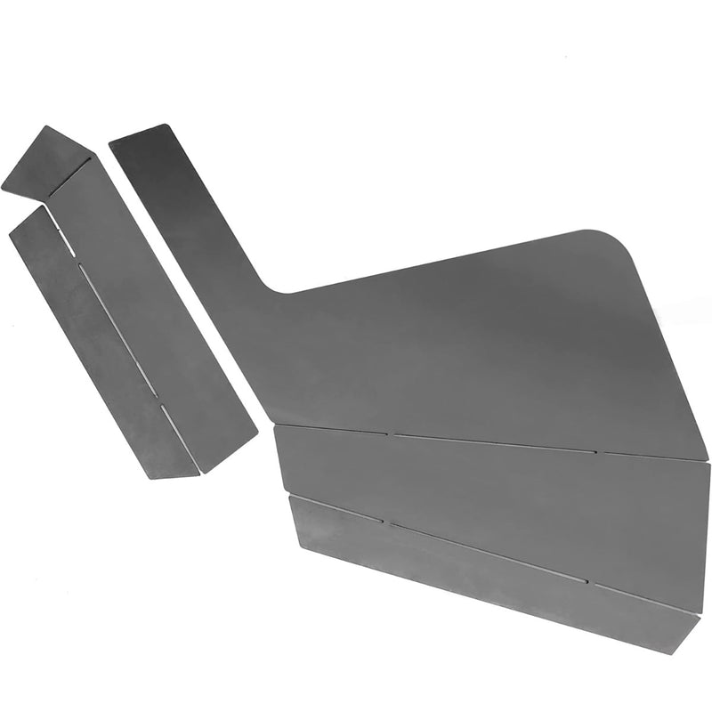 DIY Front Bumper Bare Metal Kit Compatible With 1984-2001 Jeep Cherokee XJ Winch Mount Plate LYAM-260