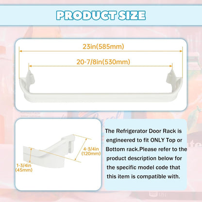 Kojem 240535101 AP3214801 Replacement Door Bar Rack Compatible with Frigidaire Gibson Kelvinator Westinghouse Refrigerator Door Shelf Top and Bottom Replace for PS735091 AH735091 EA735091