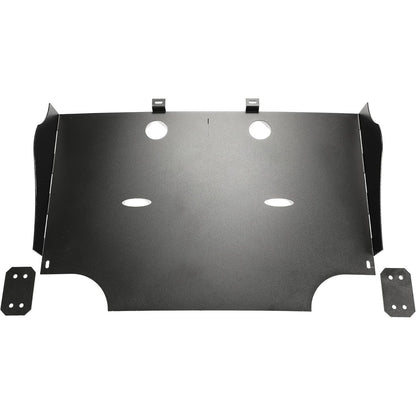 Skid Plate Compatible with 2015-2024 Ford F-150 2.7L 3.5L Ecoboost Catalytic Converter Protection Shield Black Steel Powder Coated