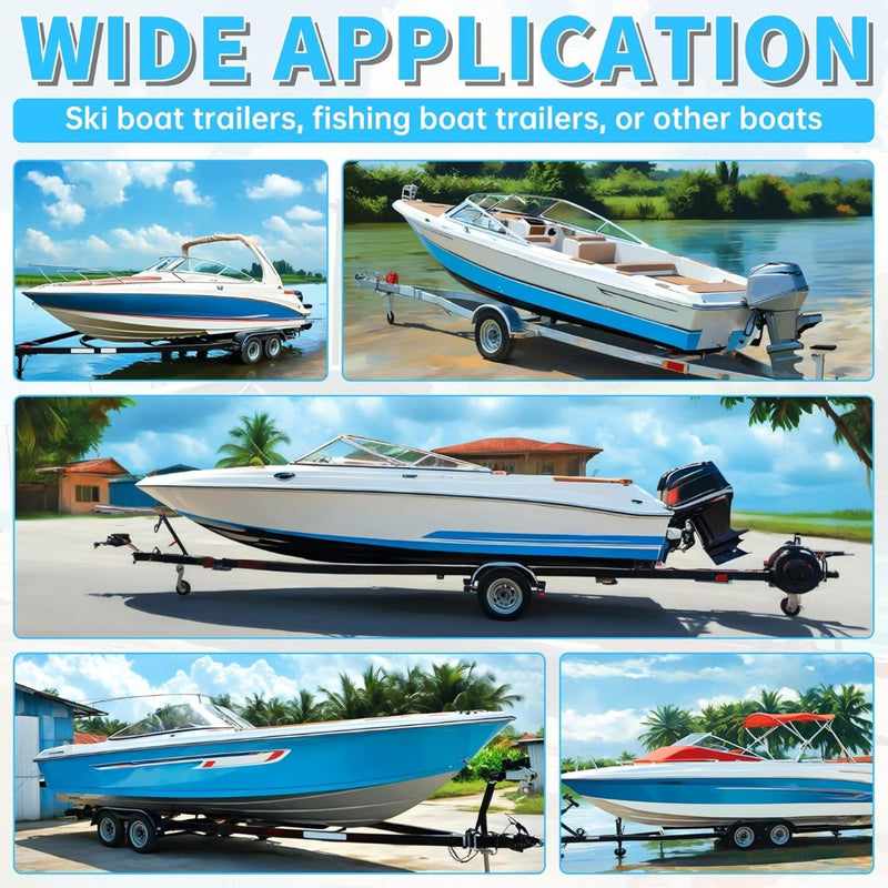 Kojem Boat Trailer Guide Poles for Ski Boat, Fishing Boat, Sailboat, Kayak, Canoe (Size and Color Selected) LYOM-084-2