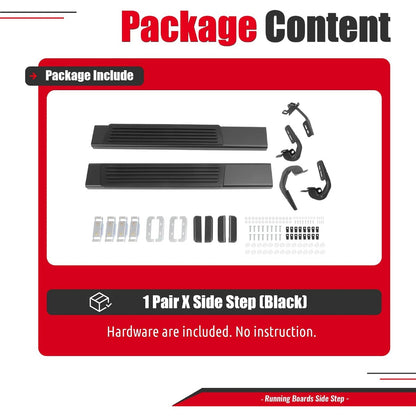 Running Board Step Compatible with 04-14 F-150 2 Door Regular Cab