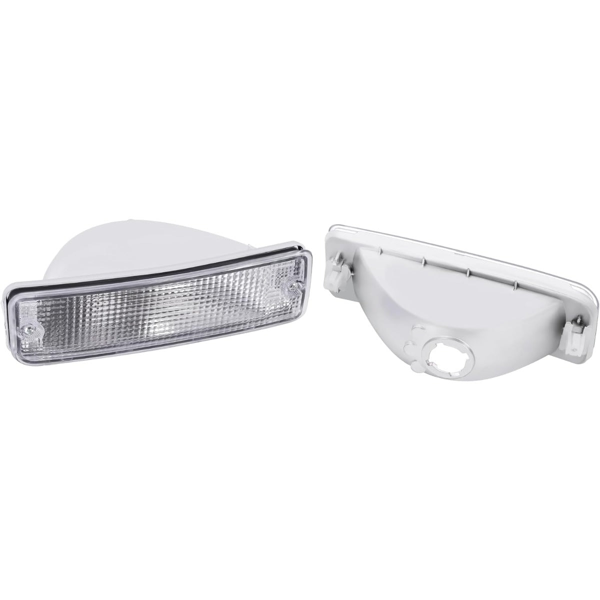 KUAFU Pair Turn Signal Light Compatible with 1989-1995 Toyota Pick-Up Truck 1990-1991 Toyota 4Runner SR5 (2 Wheel Drive Models) Driver and Passenger Side Clear Lens Replace 81510-89133 81520-89133
