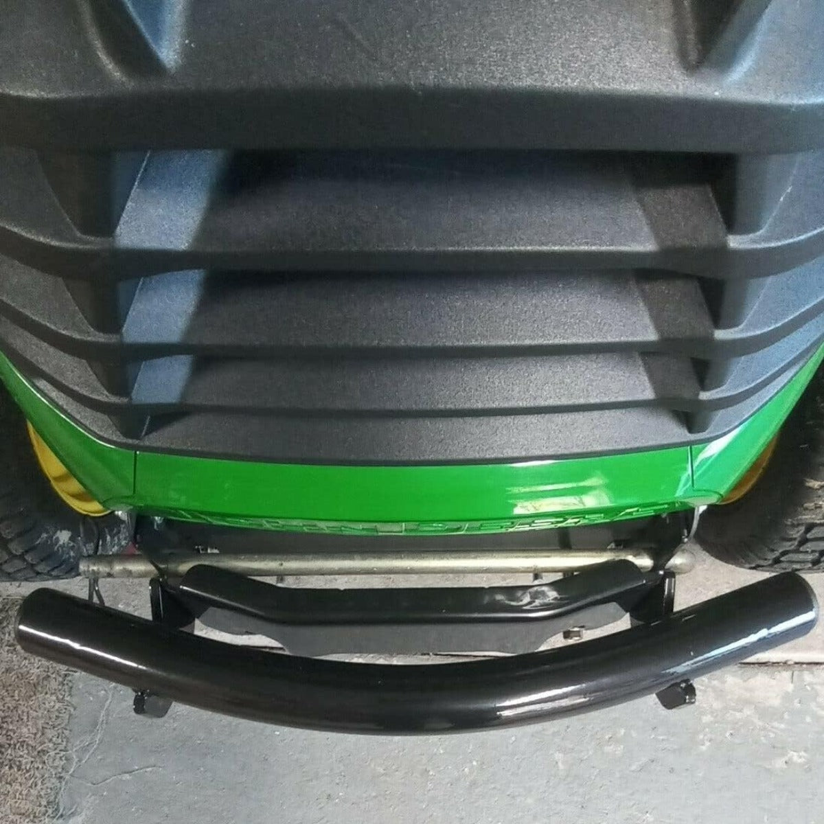 Front Bumper Guard Protector Compatible with John Deere X300, X304, X310, X320, X324, X350, X360, X300R, X500, X520, X530, X534, X540 Lawn Mower Tractor Guard for Part Number BM23056 Steel