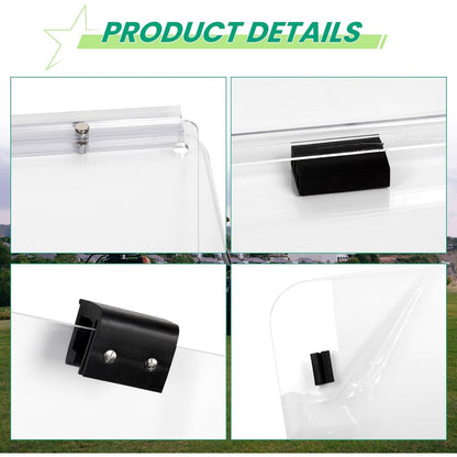 Clear Windshield Compatible with 2000.5 - UP Golf Cart Club Car DS Fold Down B23-62-C