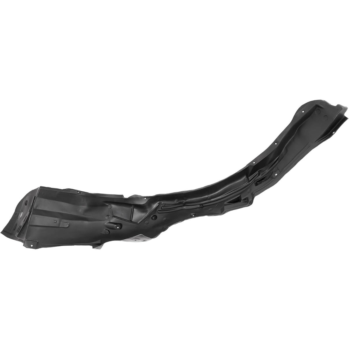 Front Left Fender Liner Compatible with 2016-2017 Honda Accord Sedan Replace for 74150T2AA01 HO1248157 Inner Panel w/o Insulation Foam Plastic(PE) Unfinished Black