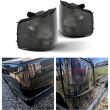 KUAFU Pair Tail Light Compatible with 1994-2004 Chevy Chevrolet S10/GMC Sonoma/Isuzu Hombre Replacement for 5978196 5978195 GM2801124 GM2800124 Taillights Rear Brake Lamp (Smoke Lens)
