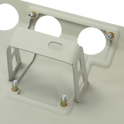 Front Lower Skid Plate Compatible with Mercedes-Benz G63 G65 G-Class Bumper Engine Guard Valance Air Dam Deflector Panel Aluminum Powder Coated Silvery