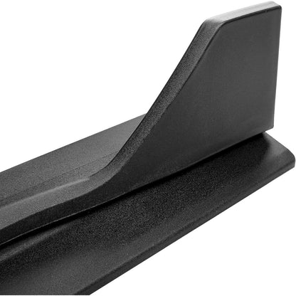 Side Skirts Body Kit Compatible with 2015-2023 Ford Mustang Exterior Rocker Panels Guard Extension Splitter Replacement w/Winglet Black Pair
