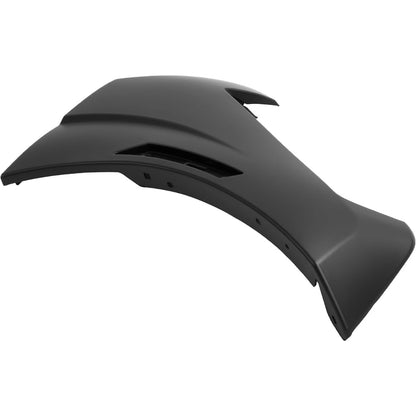 ALMULOO Front Bumper End Cap Compatible with 2022 Nissan Frontier, 2023-2024 Nissan Frontier (submodel: S, SV) Passenger Side, Replace 620189BU0C NI1017100, Plastic(PP) Painted Matte Black