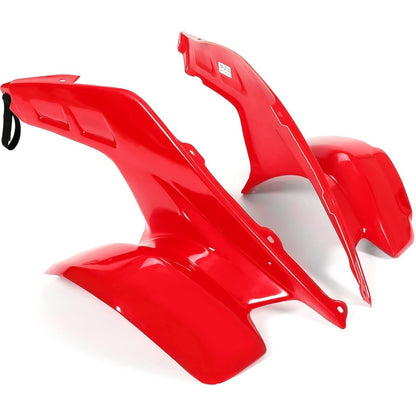 Fenders Set (Front & Rear) Compatible with Honda TRX250R FourTrax 1986-1989 Replacement Wheel Mud Guards Flares Parts 117012 117022