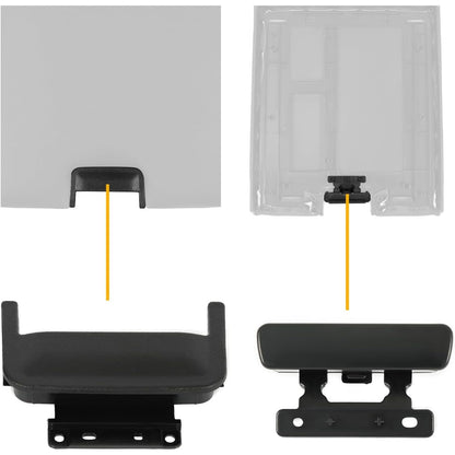 KUAFU 2PCS Center Console Armrest Latch Lid Compatible with 2007-2014 Chevy Avalanche Suburban Silverado Yukon XL GMC Denali Sierra 1500 2500 3500 HD Replacement for 20864151 20864153 20864154