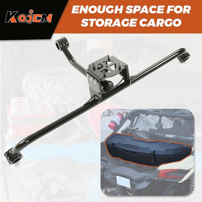Spare Tire Mount Carrier Holder Compatible with 2017-2025 Can-Am Maverick X3 Turbo X3 Max R Ds (More as Description) Steel Spare Tire Carrier Mount Rack Hold up to 32" Tire UTV Accessories