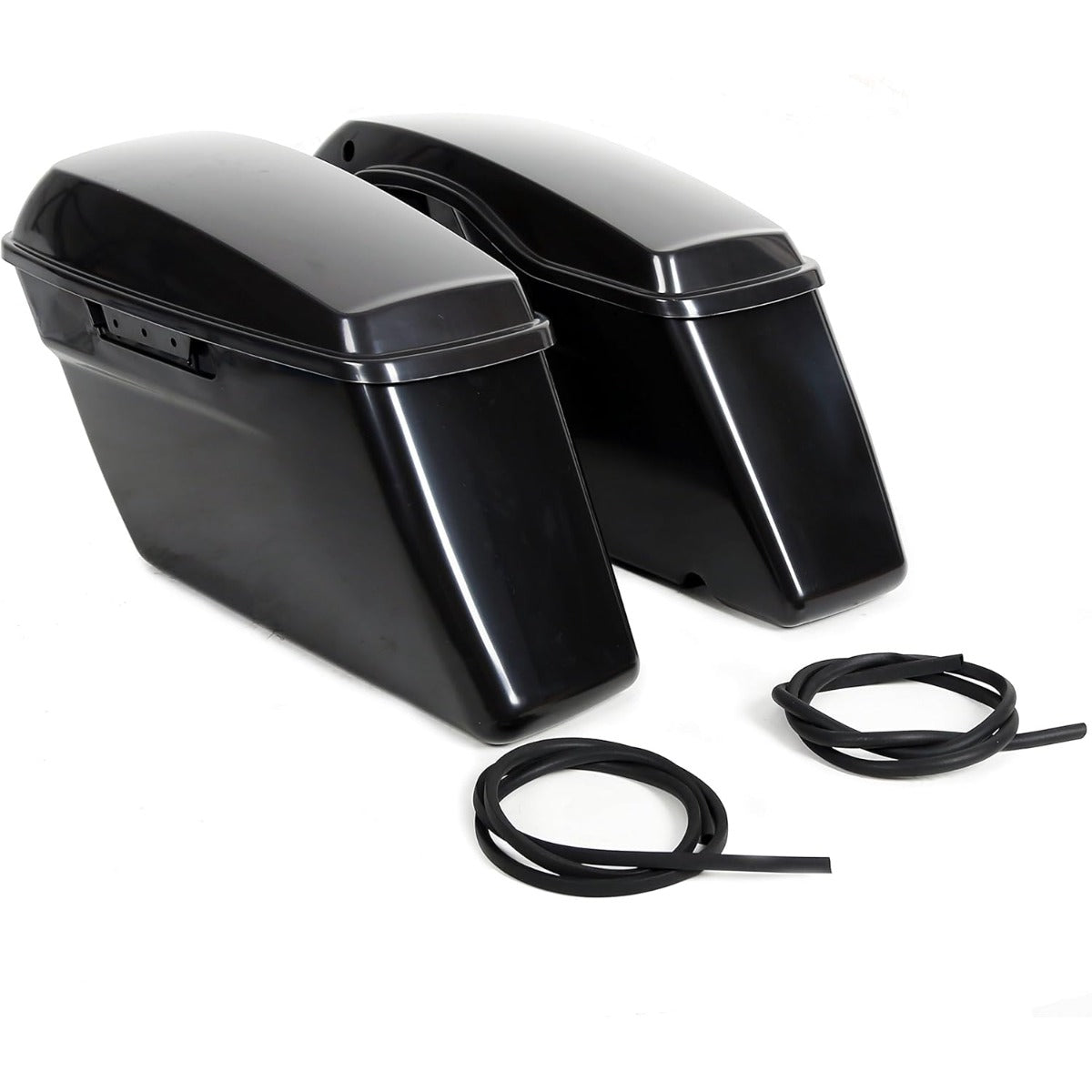 Black Hard Saddlebags Saddle Bags W/O Hardware  for 2014-2024 Harley Davidson Touring Models (Unpainted Saddlebags W/O Hardware)