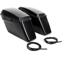 Black Hard Saddlebags Saddle Bags W/O Hardware for 2014-2024 Harley Davidson Touring Models (Unpainted Saddlebags W/O Hardware)