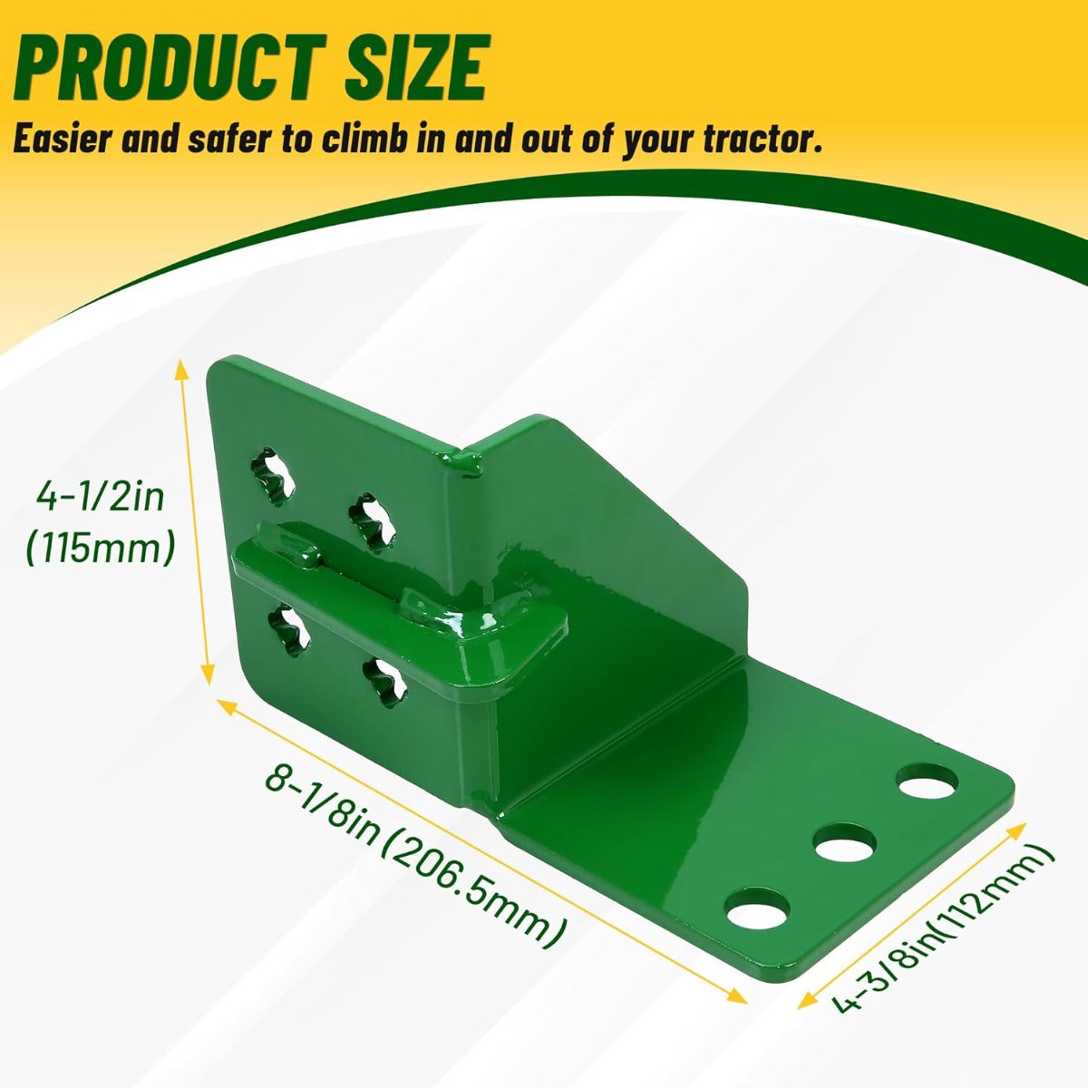 6 Inches Tractor Driver Step Compatible with John Deere 120 Models 1023E 1025R 1026R Loader