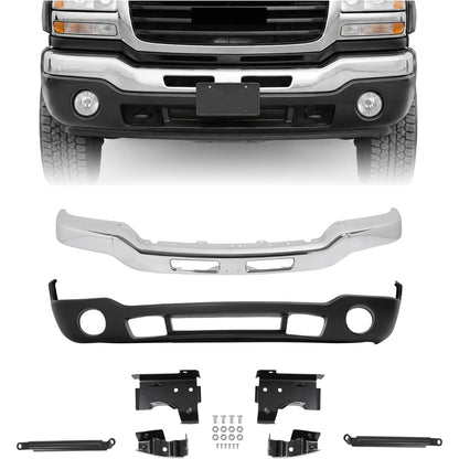 KUAFU Bumper Face Bar+Bumper Cover Compatible with Sierra