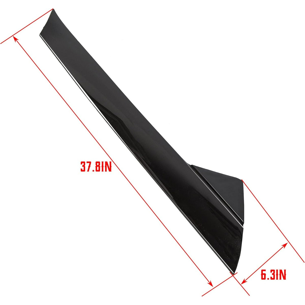 Left A-Pillar Molding Windshield Outer Trim Compatible with 2011-2019 Ford Explorer 4 Door Utility Replace for BB5Z-7803145-AA, BB5Z-7803137-AB W/Side Tape (Driver Side) LYAP-338-1