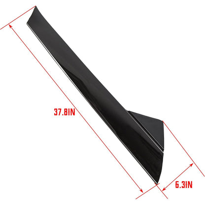 Left A-Pillar Molding Windshield Outer Trim Compatible with 2011-2019 Ford Explorer 4 Door Utility Replace for BB5Z-7803145-AA, BB5Z-7803137-AB W/Side Tape (Driver Side) LYAP-338-1