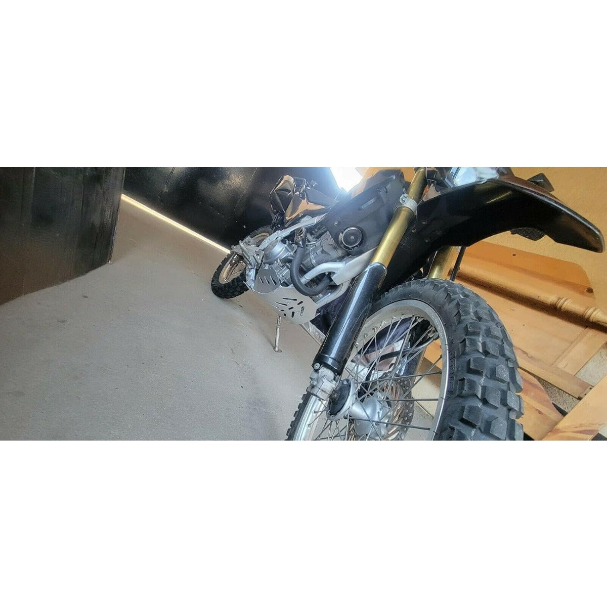 Engine Skid Plate Compatible with 2013-2020 Honda CRF250L CRF 250L Dual Sport Flatland Skid Bash Plate Guard Engine Bottom Guard Aluminum