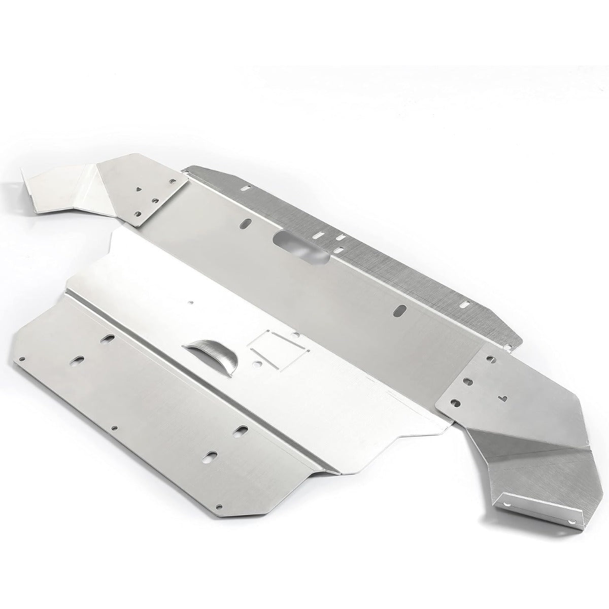 Skid Plate Silver Compatible with 1996-2008 Audi A4 S4 B5 B6 B7 Aluminum