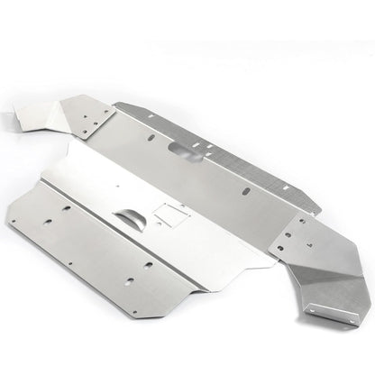 Skid Plate Silver Compatible with 1996-2008 Audi A4 S4 B5 B6 B7 Aluminum