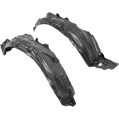 Front Inner Fender Liner Compatible with 2006-2011 Honda Civic Replace for  Wheel Liner Splash Shields Guard w/o Insulation Foam Left + Right Side
