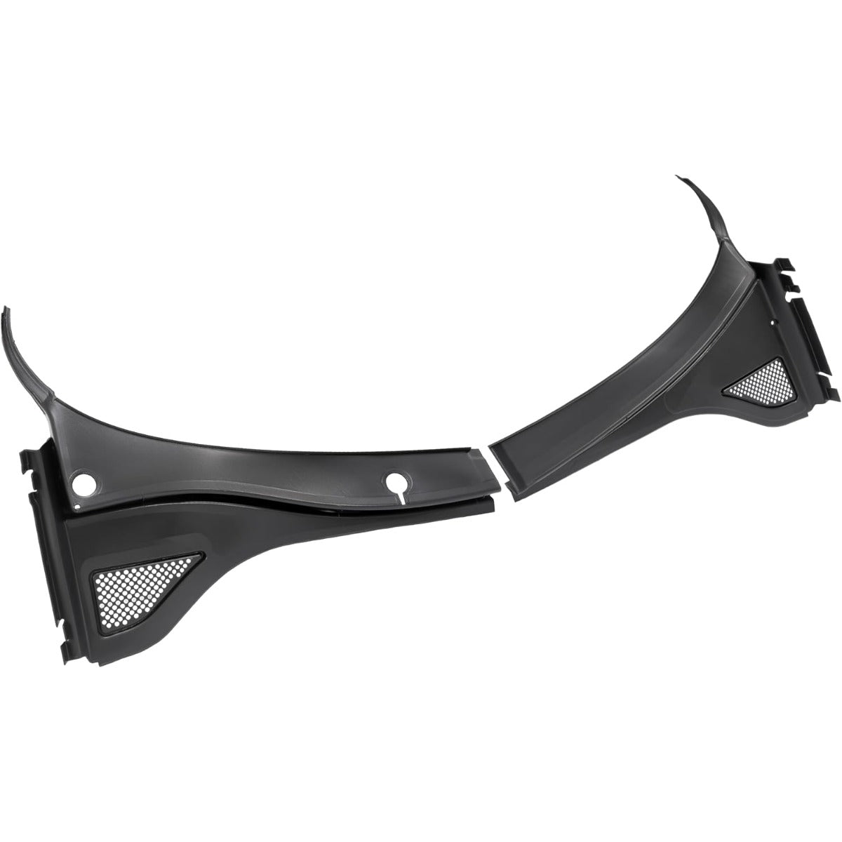 HECASA Front Windshield Wiper Cowl Panel Cover Compatible with 2012-2020 Volkswagen Passat Replace for 561819403A9B9 561819404A9B9 Window Wiper Cowl Vent Grille Black Plastic Driver + Passenger Side