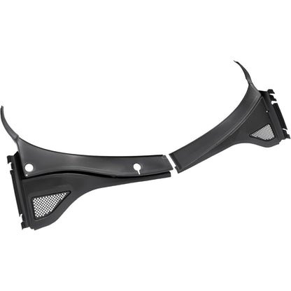HECASA Front Windshield Wiper Cowl Panel Cover Compatible with 2012-2020 Volkswagen Passat Replace for 561819403A9B9 561819404A9B9 Window Wiper Cowl Vent Grille Black Plastic Driver + Passenger Side