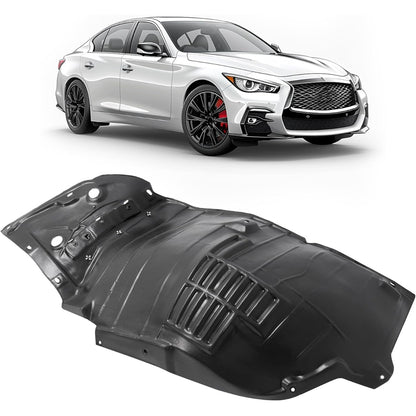 Front Fender Liner Inner Panel for 2014-2023 Infiniti Q50 Replacement for  Wheel Liner Splash Shield Guard Left & Right Side (Front Section)