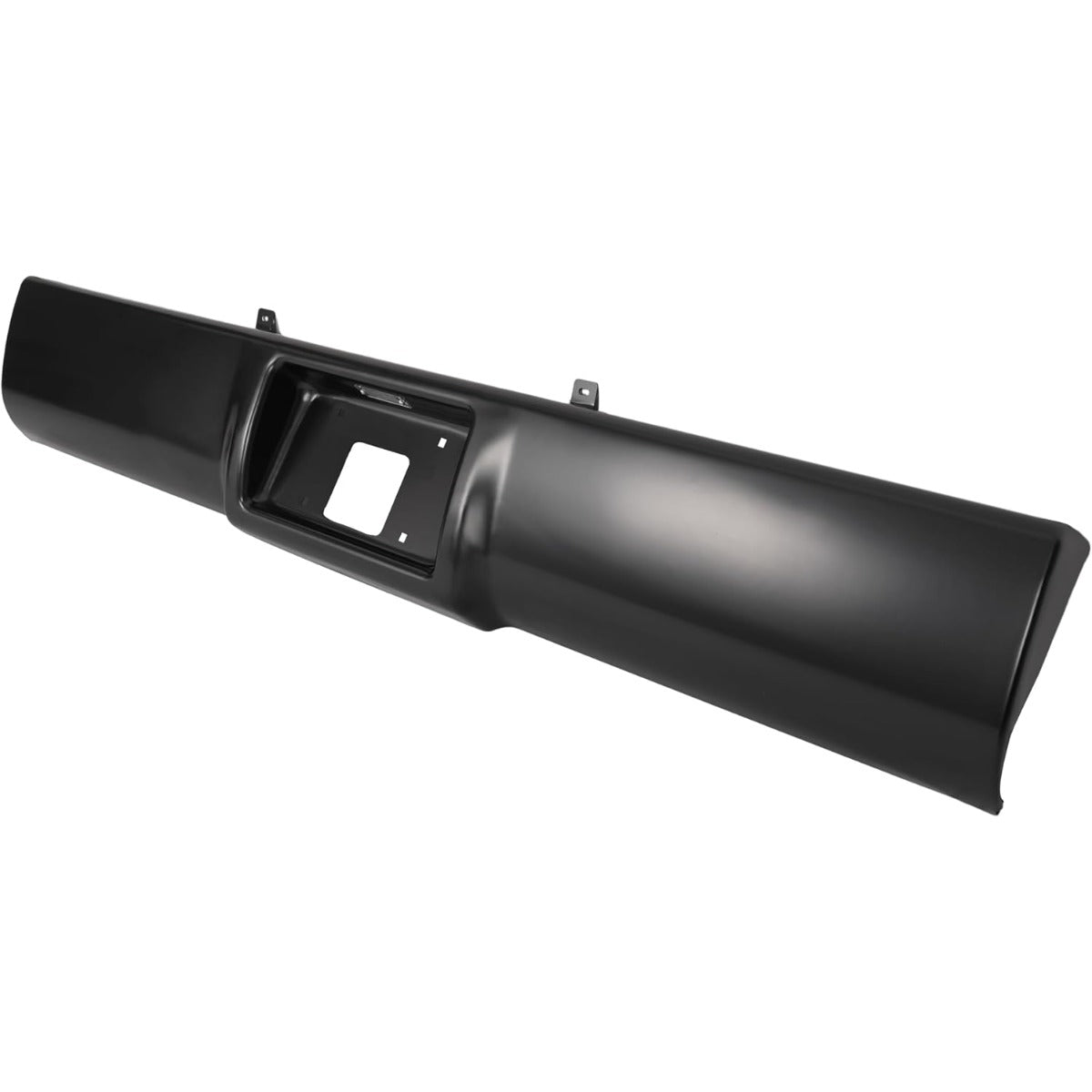 ALMULOO Roll Pan Compatible with 1992-1999 Chevy Chevrolet Suburban Tahoe Blazer C1500 C2500 K1500 K2500 GMC Yukon Steel Electrophoresis Black W/LED License Light