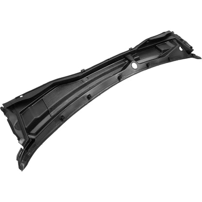 Windshield Wiper Cowl Panel Compatible with 2008-2020 Dodge Grand Caravan, 2008-2016 Chrysler Town & Country, 2012-2015 Ram C/V, Air Inlet Window Cover Cowl Top Panel 05113548AC Black Plastic