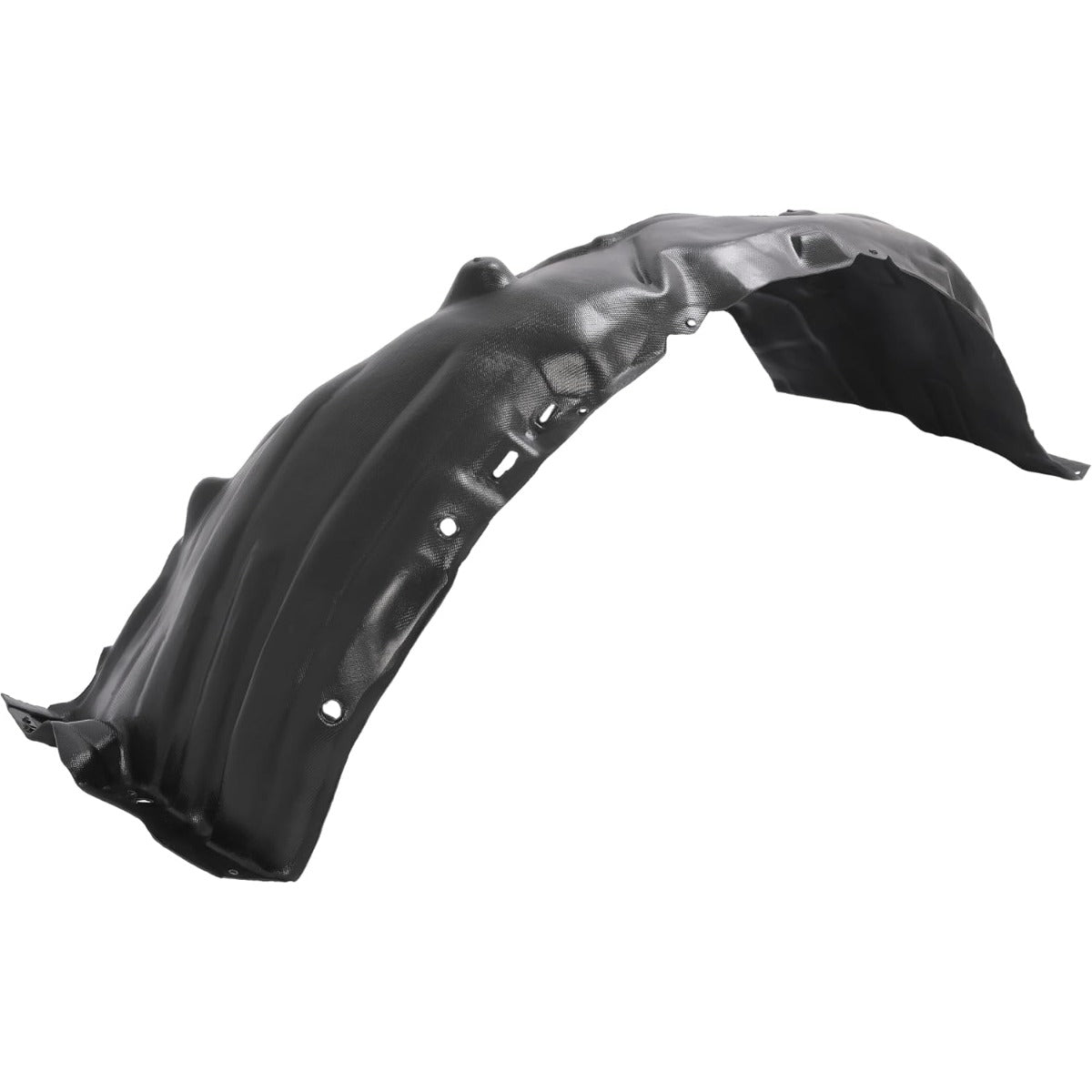 Front Right Inner Fender Liner Compatible with 2018-2024 Toyota Camry SE/XSE/TRD/Hybrid SE/XSE/TRD North American Model w/o Insulation Foam Replace for TO1249214 Plastic(PE) Unfinished Black