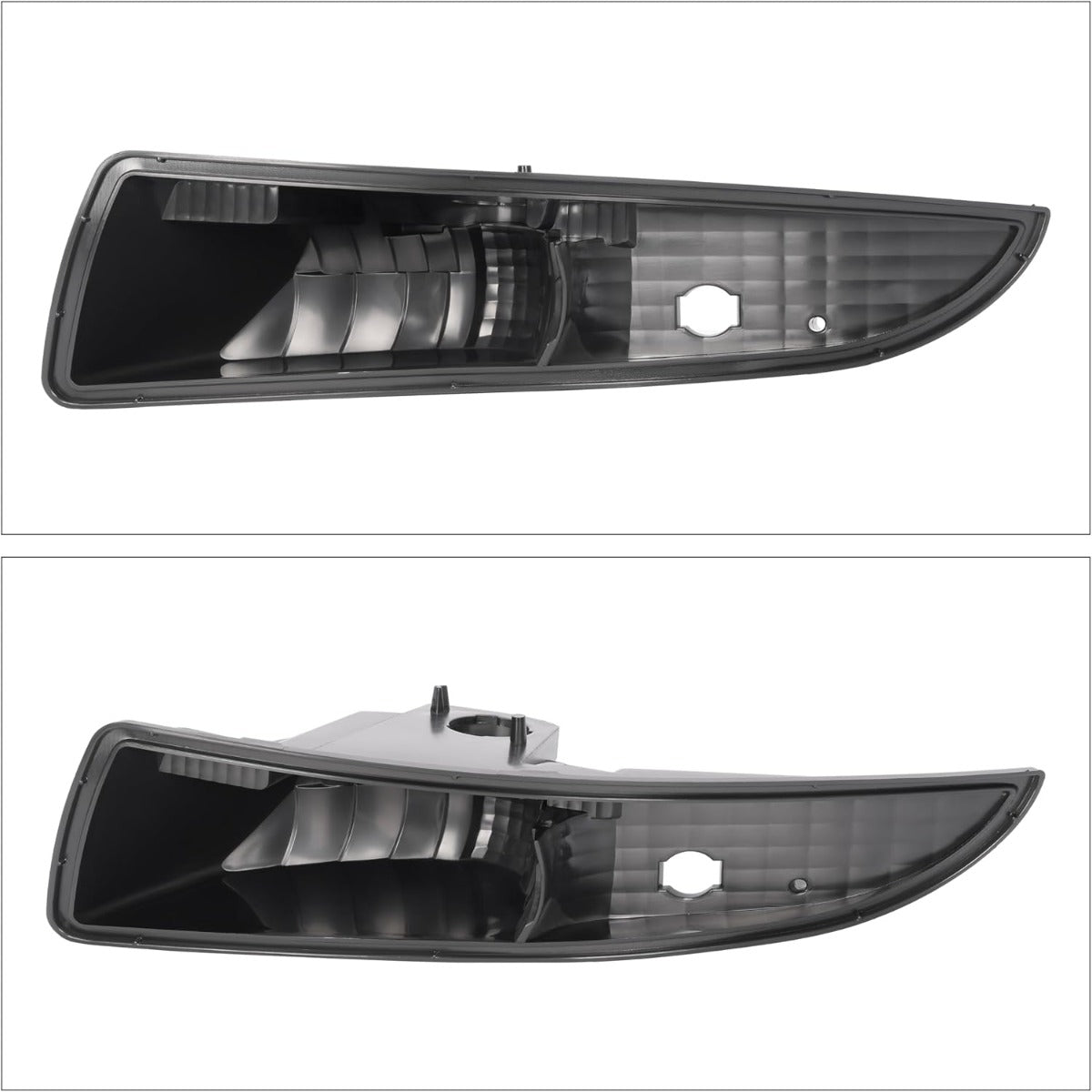 HECASA Turn Signal Light+Side Marker Light Compatible with 1993-2002 Chevrolet Chevy Camaro Driver Passenger Front Parking Signal Lamps & Rear Bumper Lamps Reflector Clear Lens + Black Housing