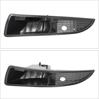 HECASA Turn Signal Light+Side Marker Light Compatible with 1993-2002 Chevrolet Chevy Camaro Driver Passenger Front Parking Signal Lamps & Rear Bumper Lamps Reflector Clear Lens + Black Housing