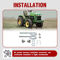 Load image into Gallery viewer, Kojem Deck Lift Hanger Rod Kit Bolt &amp; Trunnion Kit Replacement for GX21718 GX24864 14M7400 Compatible with John Deere E130 E140 E150 LA120 D100 Set of 2
