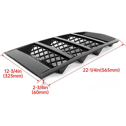 Front Hood Scoop Vents Grille Compatible with 2014-2015 Chevy Chevrolet Camaro Replacement for 22828242